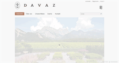 Desktop Screenshot of davaz-wein.ch